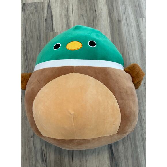 NWT Squishmallows KellyToy AVERY Green & DELLA Pink Mallard Duck 16" Plush - Picture 2 of 7